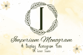 Imperium Monogram Font