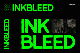 Inkbleed Font