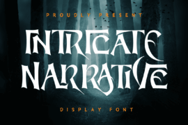 INTRICATE NARRATIVE DEMO Font