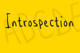 Introspection Font