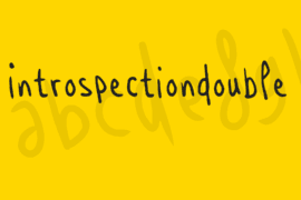 Introspectiondouble Font