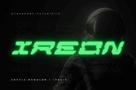 Ireon Cyberpunk Demo Font