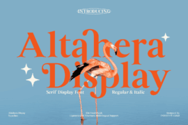IT Altahera Display Demo Font Family