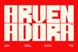 IT Arvenadora DEMO Font Family