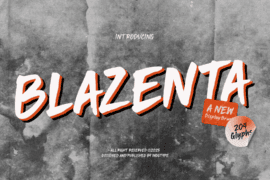 IT Blazenta Demo Font