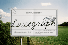 IT Luxegraph Demo Font