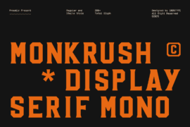 IT Monkrush Demo Font Family