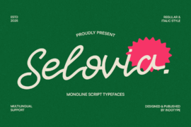 IT Selovia DEMO Font Family