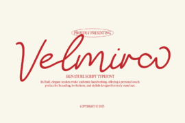IT Velmira DEMO Font Family