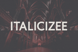 Italicizee Font