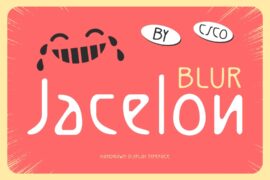 Jacelon Blur Demo Font
