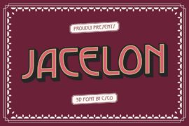 Jacelon Exrtude Right Demo Font