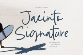 Jacinto Signature Font