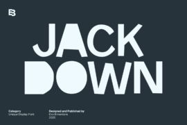 Jack Down Font