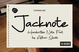 Jacknote Font