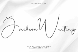 Jackson Writing Font