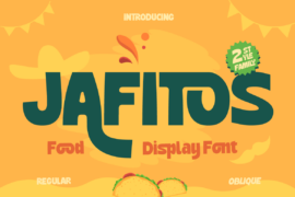 Jafitos Demo Font