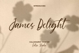 James Delight Demo Font