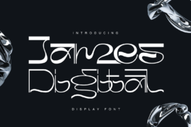 James Digital Demo Font