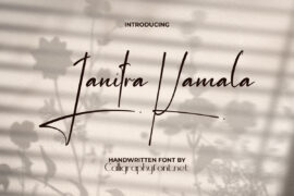 Janitra Kamala Demo Font