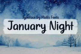 January Night Font