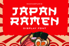 JAPAN RAMEN Font