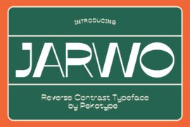 Jarwo Font
