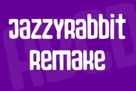 JazzyRabbit Remake Font