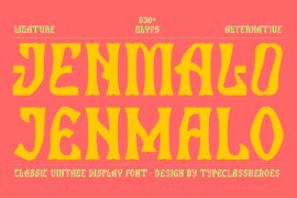 Jenmalo DEMO Font