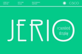 Jerio Rounded Demo Font