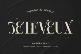 Jeteveux Font