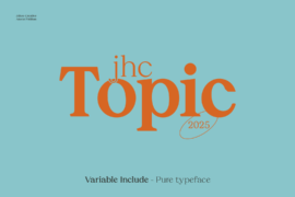 JHC Topic Font
