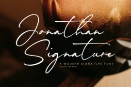 Jonathan Signature Font