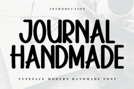 Journal Handmade Font