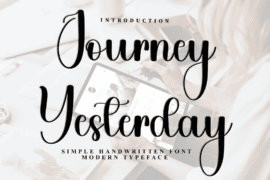 Journey Yesterday Font