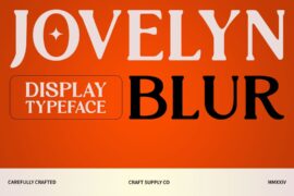 Jovelyn Blur Demo Font