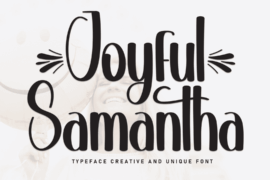 Joyful Samantha Font