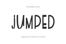 Jumped Font