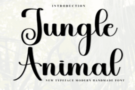 Jungle Animal Font