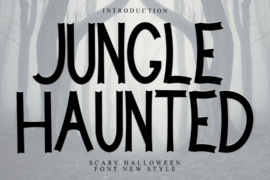Jungle Haunted Font