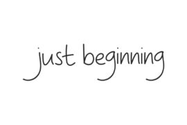 Just Beginning Demo Font