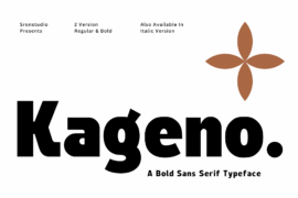 Kageno Font Family