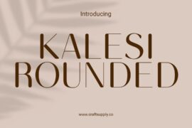 Kalesi Rounded Demo Font