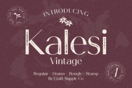 Kalesi Vintage Demo Font