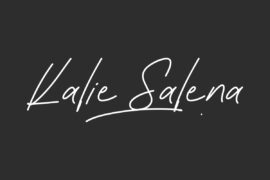 Kalie Salena Demo Font