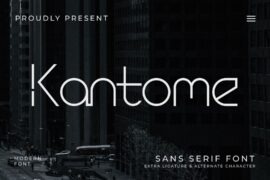 Kantome Font Family