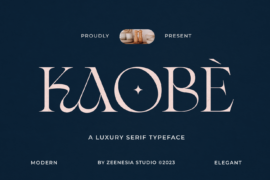Kaobe Personal Use Only Font