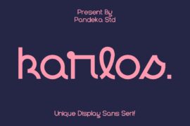 Karlos DEMO Font