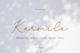Karmila – Personal Use Font