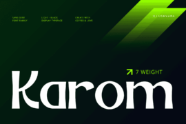 Karom Display Font